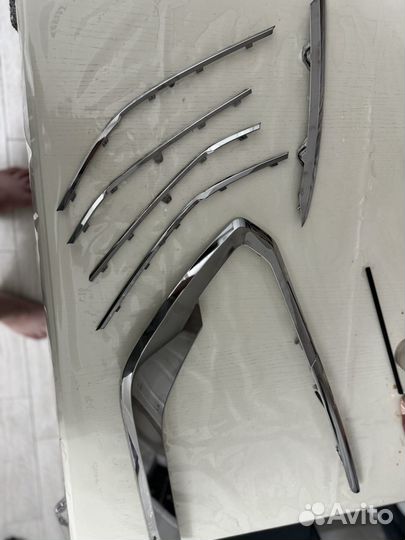 Пластиковые накладки бампера на vesta ng