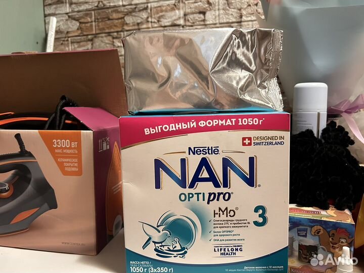 Детское питание Nan opti pro 3