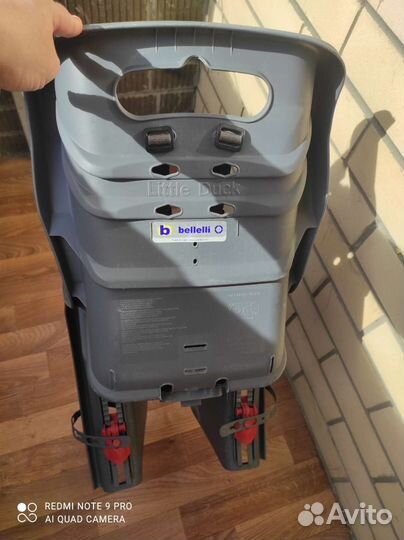 Велокресло bellelli до 22 кг