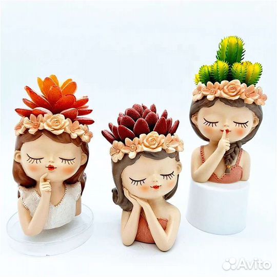 Силиконовая форма новая. девочка с косой