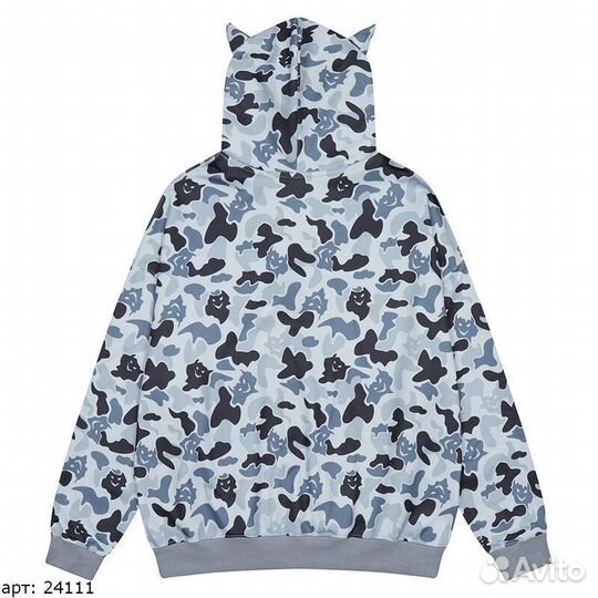 Худи Голубое