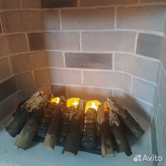 Декоративный камин(угловой)