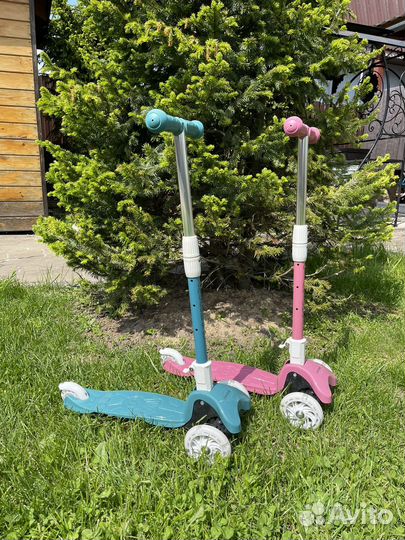 Самокат детский трехколесный новый