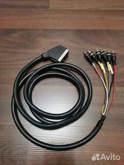 Кабель scart-6RCA