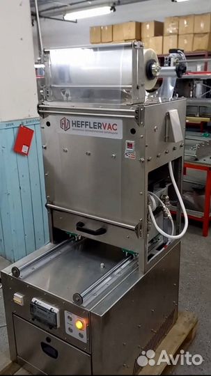 Запайщик лотков Hefflervac вакуум-газ/протрудинг