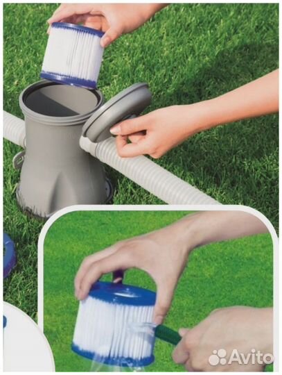 Бассейн 305х76 + фильтр-насос