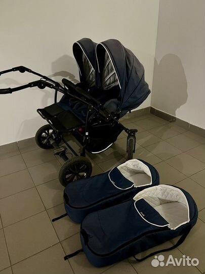 Коляска для двойни Mikado duet LUX