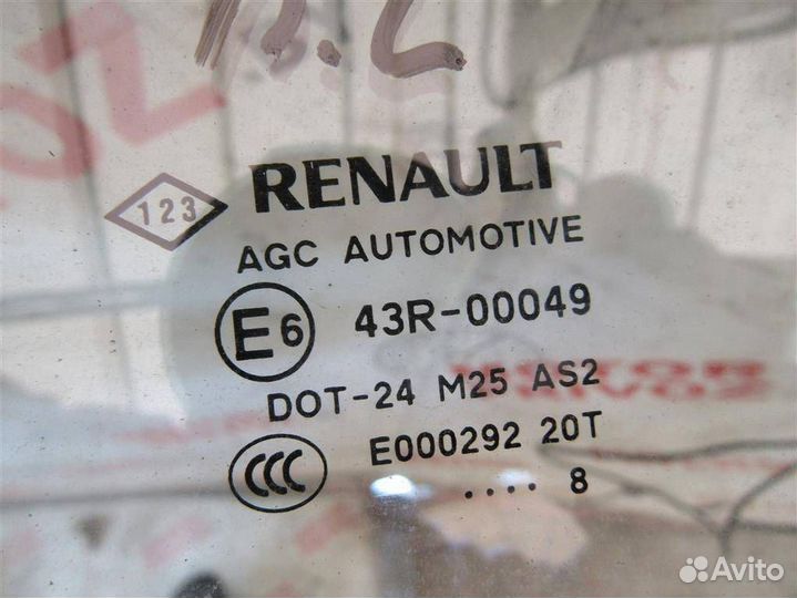 Стекло двери передней левой Renault Laguna 3 2010