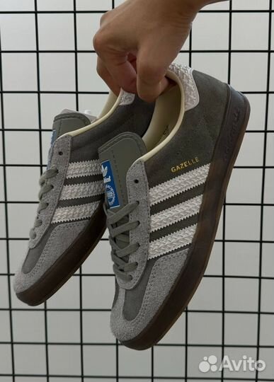 Adidas gazelle indoor grey white