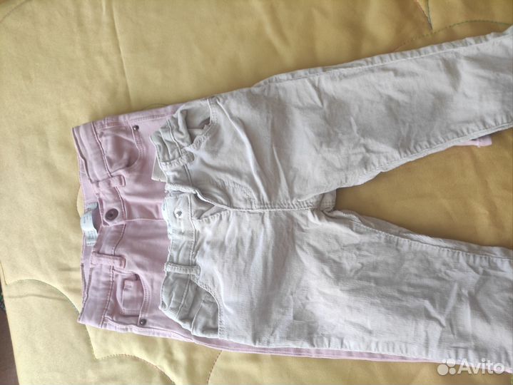 Брюки zara для девочки80-86