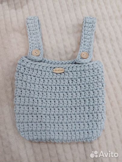 Подвесная корзинка для хранения на кроватку