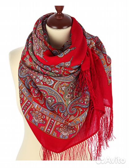 Павловопосадский платок шерсть Волшебный танец