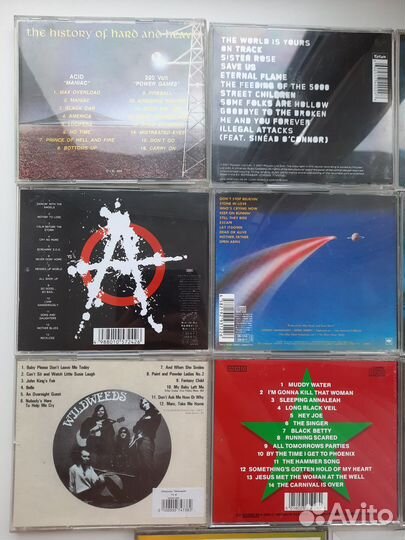 Коллекция фирменных,лицензионных cd дисков (11 cd)