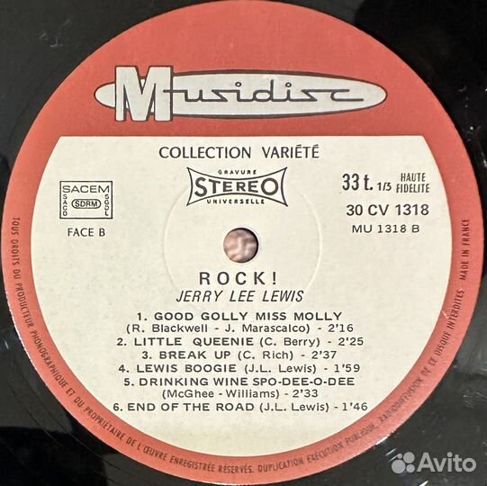 Jerry Lee Lewis – Rock (Франция)