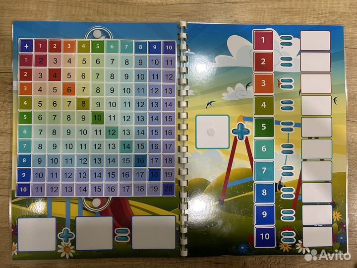 Учим таблицу сложения