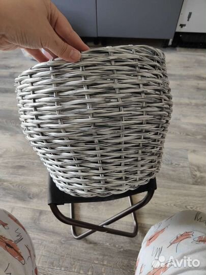 Кашпо из ротанга
