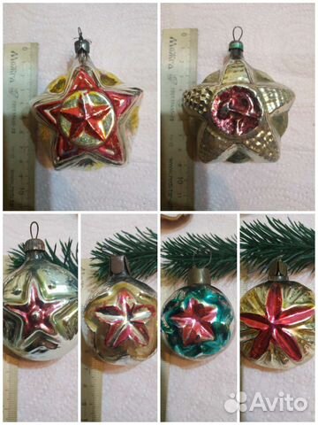 Елочные игрушки СССР