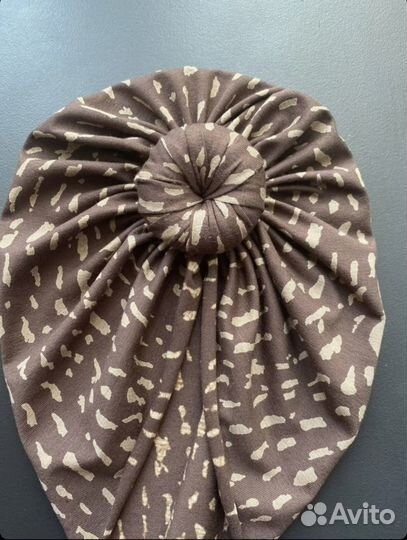 Тюрбан детский принт сафари