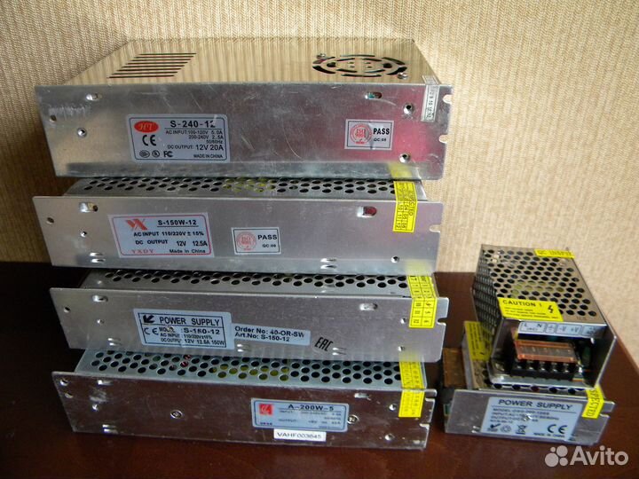 Блоки питания для светодиодной ленты 3-5-12-24в