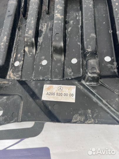 Защита бампера переднего Mercedes w205 AMG