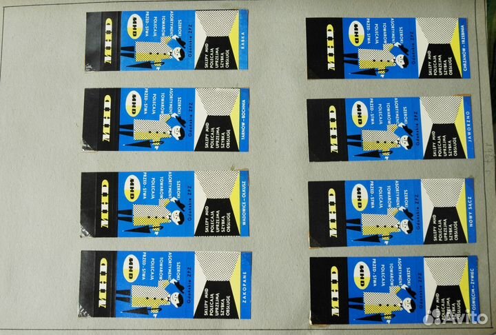 Подробная коллекция спичечных этикеток Польши