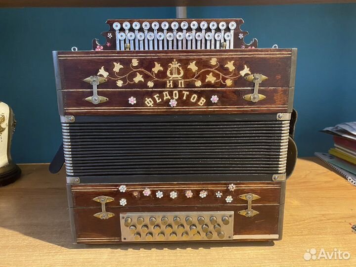 Гармошка старинная мастера Федотов И.П
