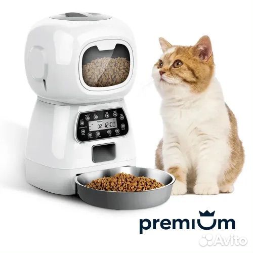 Автоматическая кормушка для кошек и собак zoowell