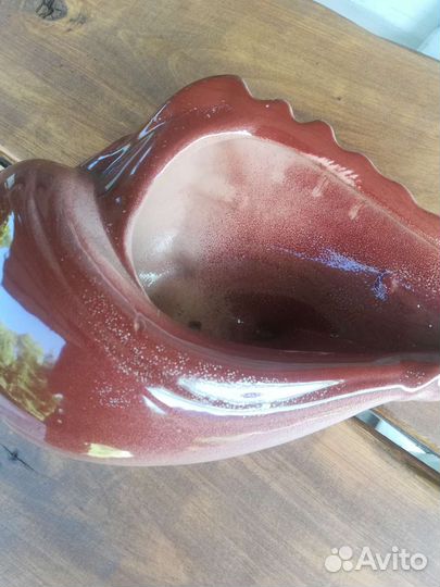 Керамический горшок и подставка для цветов