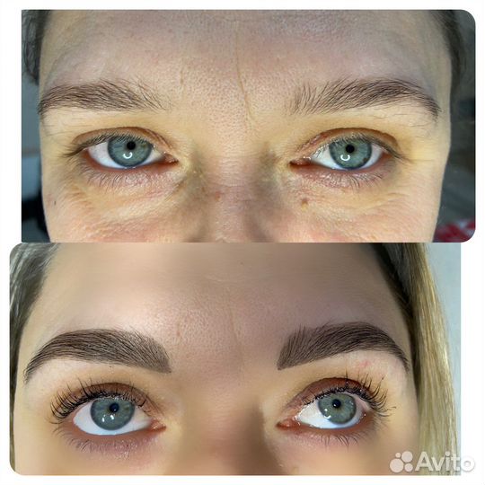 Ламинирование ресниц и бровей