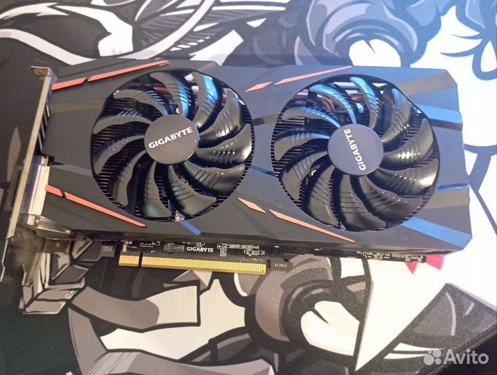 Игровая видеокарта rx 570 4gb gigabyte