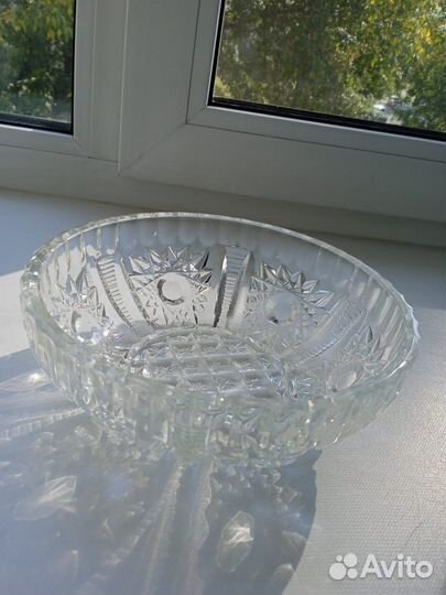 Салатник хрустальный