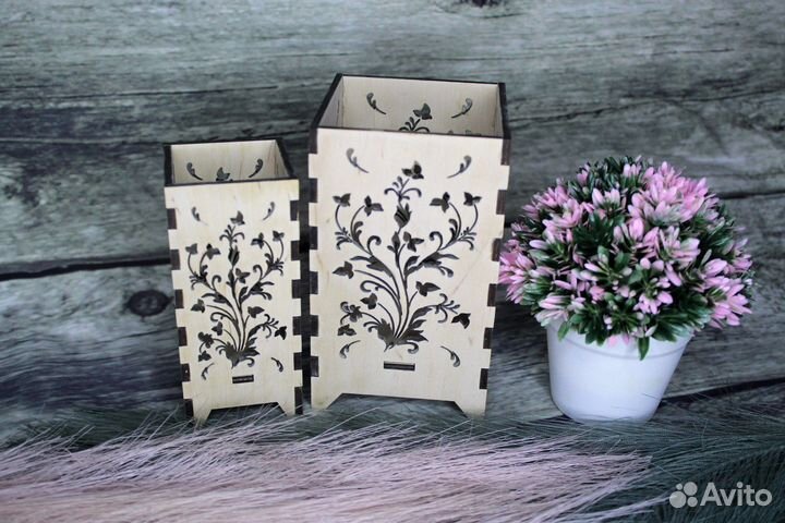 Стаканчики из дерева