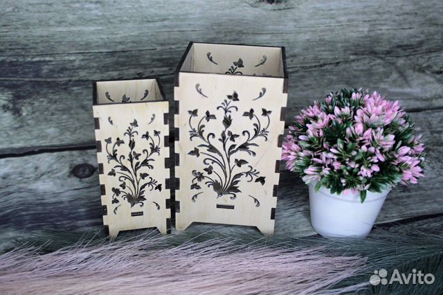 Стаканчики из дерева