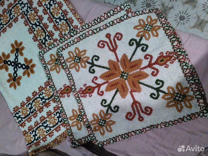 Скатерть и наволочки из шерсти (Мексика)