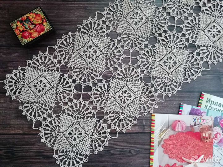 Салфетка вязаная крючком