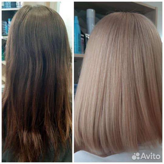 Окрашивание волос,стрижки