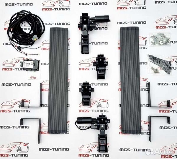 Пороги выдвижные Mercedes G-class W463 короткие