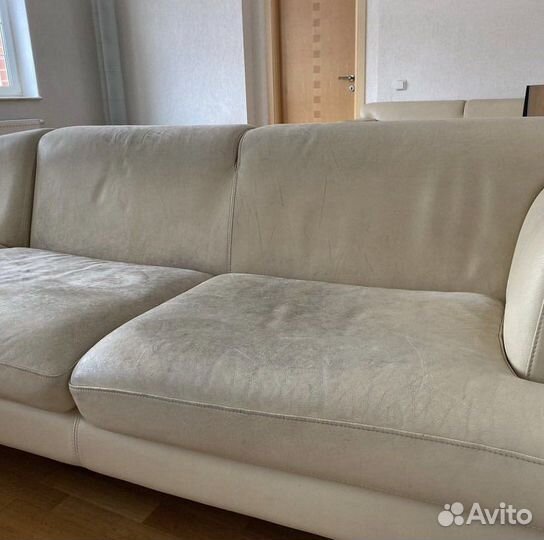 Покраска кожаной мебели