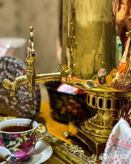 Самовар царский на дровах