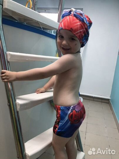 Купальный комплект (шортики+шапочка)