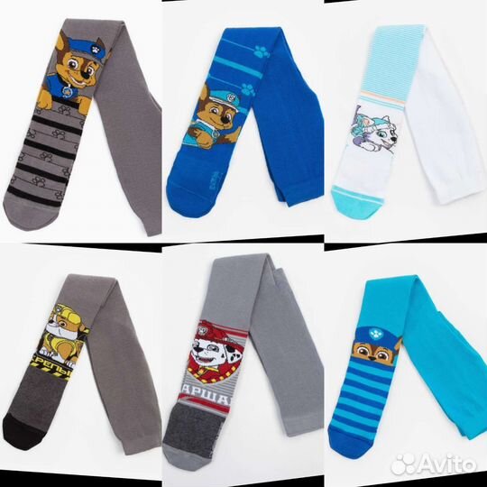 Колготки, носки щенячий патруль и др