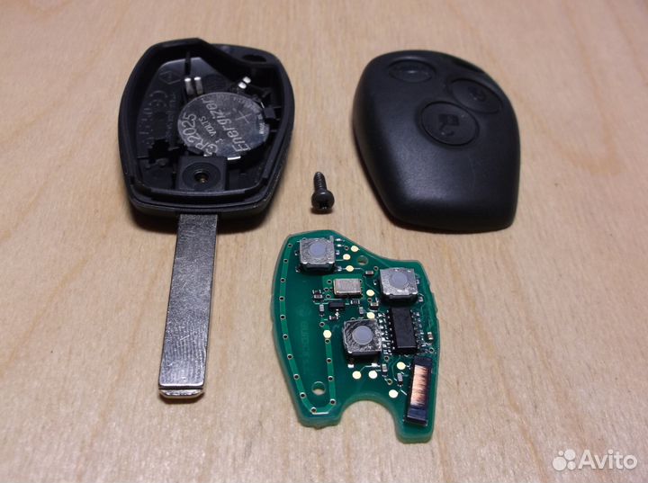 Renault чип ключ 3 кнопки PCF7946(ID46) VA2