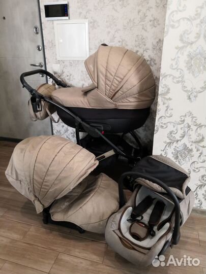 Коляска 3 в 1 Camarelo Seville