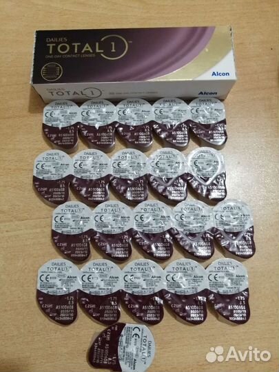 Линзы контактные однодневные