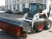 Аренда минипогрузчика бобкет (Bobcat) вилы,щетка