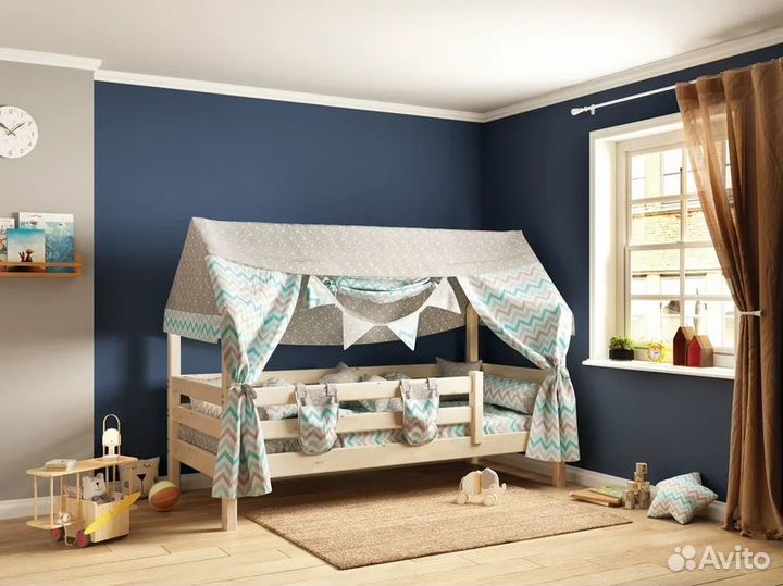 Кровать Домик Соня 190*80 с матрасом