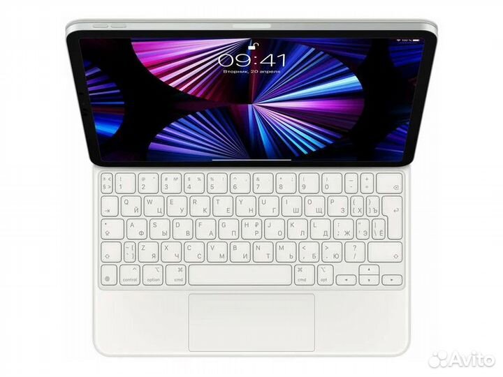 Чехол-клавиатура Magic Keyboard 11 White