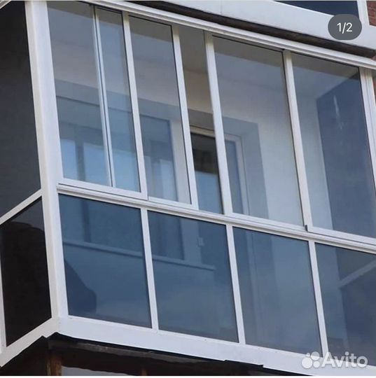 Пвх/AL остекление лоджий/балконов под ключ