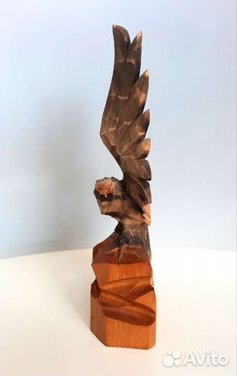 Орел деревянный резной СССР