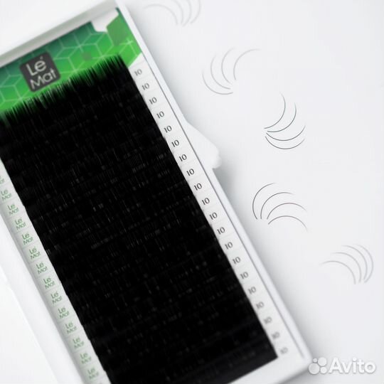 Ресницы для наращивания и клей Le Mat